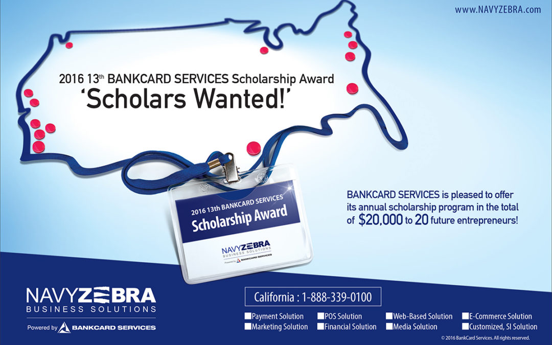 2016 BANKCARD SERVICES SCHOLARSHIP AWARDS